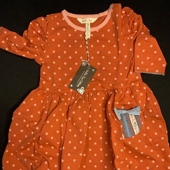 Matilda Jane Pink Polka Dot Dress